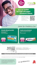 Apotheken Prospekt von mea - meine apotheke in Meßkirch Aktueller mea - meine apotheke Apotheken Prospekt für Meßkirch: Unsere Juni-Angebote mit 4} Seiten, 01.06.2026 - 30.06.2026