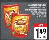 Saltletts Mini Brezel Angebote von Lorenz bei EDEKA Gera für 1,49 €