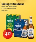 Erdinger Brauhaus Helles oder Natur Radler Angebote bei Getränke Hoffmann Greven für 4,99 €