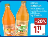 Milder Saft von RIO D'ORO im aktuellen ALDI SÜD Prospekt für 1,11 €