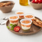 4 Verrines pesto tomates et mozzarella MIX BUFFET - MIX BUFFET en promo chez Carrefour Mulhouse à 4,95 €
