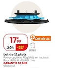 Lot de 11 plots en promo chez Weldom Malakoff à 17,99 €