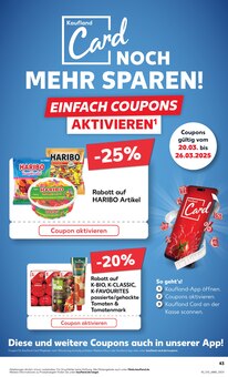 Haribo im Kaufland Prospekt "Aktuelle Angebote" mit 50 Seiten (Reutlingen)