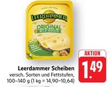 EDEKA - Leerdammer Scheiben Angebot im Prospekt Leerdammer Scheiben bei EDEKA im Prospekt "" für 1,49 €