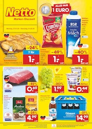 Netto Marken-Discount Prospekt "Aktuelle Angebote" für Grafenwöhr, 56 Seiten, 27.01.2025 - 01.02.2025