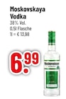 Vodka von Moskovskaya für 6,99 € bei Trinkgut im Angebot Vodka von Moskovskaya im aktuellen Trinkgut Prospekt