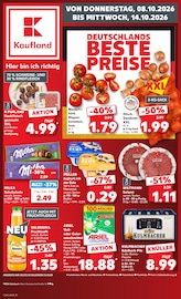 Kaufland Supermarkt Prospekt der aktuellen Woche mit 70 Seiten, gültig von 08.10.2026 bis 14.10.2026, in Mainleus und Umgebung Aktueller Kaufland Supermarkt Prospekt in Mainleus und Umgebung, "Hier bin ich richtig" mit 70 Seiten, 08.10.2026 - 14.10.2026