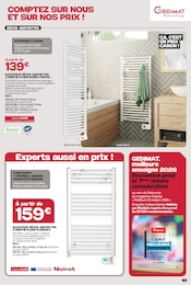 Prix et réduction Serviette De Bain dans le prospectus Gedimat en cours Offre Serviette De Bain dans le catalogue Gedimat du moment à la page 3