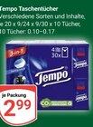 Aktuelles Taschentücher Angebot bei GLOBUS in Braunschweig ab 2,99 €
