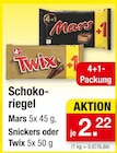 Schokoriegel Angebote von Mars oder Twix bei Zimmermann Magdeburg für 2,22 €