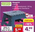 Klapptritt im Netto Marken-Discount Prospekt Klapptritt von Kesper im aktuellen Netto Marken-Discount Prospekt für 4,99 €