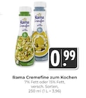 Cremfine zum Kochen Angebote von Rama bei Hieber Lörrach für 0,99 €