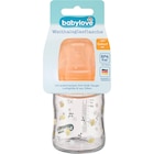 Babyflasche aus Glas Weithals orange, 120 ml im Angebot bei dm-drogerie markt in Rosenheim Babyflasche aus Glas Weithals orange, 120 ml Angebote von babylove bei dm-drogerie markt Rosenheim für 3,25 €
