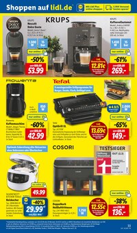 Kaffeemaschine im Lidl Prospekt "LIDL LOHNT SICH" mit 68 Seiten (Rostock)