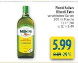 Natives Olivenöl Extra im Angebot bei diska in Chemnitz Natives Olivenöl Extra Angebote von Monini bei diska Chemnitz für 5,99 €