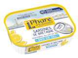 Sardines marinade citron sans huile, -50% de sel - 115g - Phare d'Eckmühl en promo chez So.bio Argenteuil à 3,19 €