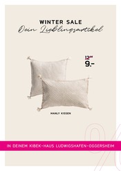 Kissen im Kibek Prospekt in Neustadt Aktueller Kibek Prospekt mit Kissen, "WINTER SALE", Seite 9