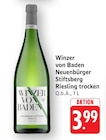 Neuenbürger Stiftsberg Riesling trocken bei EDEKA im Prospekt "" für 3,99 €