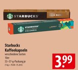 Aktuelles Starbucks Kaffeekapseln Angebot bei famila Nordost in Gifhorn ab 3,99 €