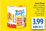 diska Bad Colberg-Heldburg - Kinder Riegel Angebot im Prospekt Kinder Riegel bei diska im Bad Colberg-Heldburg Prospekt für 3,99 €