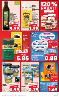 Nutella im aktuellen Kaufland Prospekt (Menden (Sauerland)) Nutella im Kaufland Prospekt "KNĂśLLER" mit 52 Seiten (Menden (Sauerland))