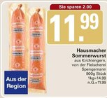 Hausmacher Sommerwurst Angebote von Spengemann bei WEZ Bad Oeynhausen für 11,99 €