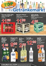 TOP Getränke Prospekt für Rheda-Wiedenbrück mit 4 Seiten TOP Getränke Prospekt für Rheda-Wiedenbrück: "Aktuelle Angebote", 4 Seiten, 16.03.2026 - 21.03.2026