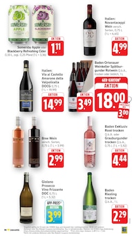 Getränke im aktuellen EDEKA Prospekt (Karlsruhe) Getränke im EDEKA Prospekt "Aktuelle Angebote" mit 49 Seiten (Karlsruhe)