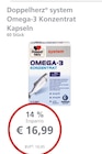 LINDA Premiumapotheke Eckernförde - system Omega-3 Konzentrat Kapseln Angebot im Prospekt system Omega-3 Konzentrat Kapseln bei LINDA Premiumapotheke im Eckernförde Prospekt für 16,99 €