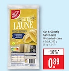 Aktuelles Gute Laune Weizenbrötchen Angebot bei Marktkauf in Stuttgart ab 0,89 €