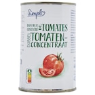 Double concentré de tomates - SIMPL en promo chez Carrefour Vitry-sur-Seine à 1,49 €