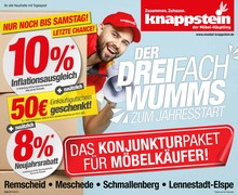 Möbel Knappstein Prospekt für Marienheide mit 12 Seiten Möbel Knappstein Prospekt für Marienheide: DER DREIFACH-WUMMS ZUM JAHRESSTART, 12 Seiten, 21.01.2023 - 28.01.2023