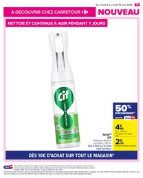 Prix et réduction Cif dans le prospectus Carrefour en cours Offre Cif dans le catalogue Carrefour du moment à la page 73