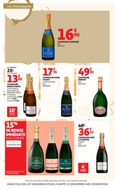 Promos Champagne Brut dans le catalogue "FOIRE AUX VINS D'AUTOMNE" de Auchan Hypermarché Champagne Brut en promo dans le catalogue Auchan Hypermarché à la page 54