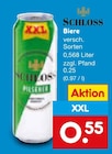 Biere im Angebot bei Netto Marken-Discount in Krefeld Biere Angebote von SCHLOSS bei Netto Marken-Discount Krefeld für 0,55 €