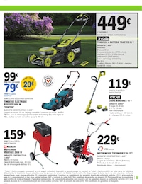 Offre Motobineuse Thermique dans le catalogue E.Leclerc du moment à la page 9