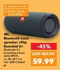 Bluetooth-Lautsprecher Flip Essential 2 bei Kaufland im Prospekt "" für 59,99 €