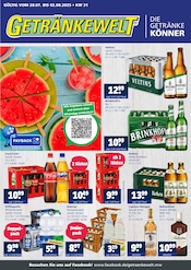 Veltins im Getränkewelt Prospekt in Dülmen Aktueller Getränkewelt Prospekt mit Veltins, "DIE GETRÄNKEKÖNNER", Seite 1