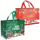 Sac shopping Noël - GROUPE ALPHA en promo chez Intermarché Super Perpignan à 1,29 €