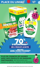 Promos Ariel dans le catalogue "LE MOIS MONOPOLY" de Carrefour Ariel en promo dans le catalogue Carrefour à la page 19