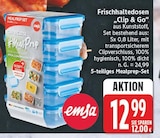 Frischhaltedosen „Clip & Go“ von emsa für 12,99 € bei EDEKA im Angebot Frischhaltedosen „Clip & Go“ von emsa im aktuellen EDEKA Prospekt