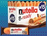 B-Ready Gaufrettes Fourrées - NUTELLA en promo chez Intermarché Champigny-sur-Marne à 1,99 €