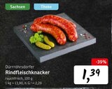 Aktuelle Mettwurst Angebote bei Konsum in Dresden Aktuelles Rindfleischknacker Angebot bei Konsum in Dresden ab 1,39 €