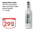 Noble Vodka im Angebot bei GLOBUS in Herne Noble Vodka Angebote von Beluga bei GLOBUS Herne für 29,99 €