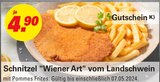 Schnitzel "Wiener Art" vom Landschwein Angebote bei Höffner Erlangen für 4,90 €
