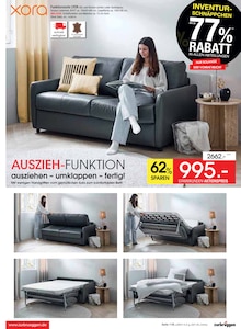 Schlafsofa Angebot im aktuellen Zurbrüggen Prospekt auf Seite 17