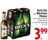 Pils Angebote von Beck's bei EDEKA Immenstadt für 3,99 €