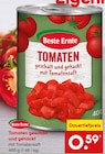 Tomaten geschält und gehackt Angebote von Beste Ernte bei Netto Marken-Discount Rastatt für 0,59 €