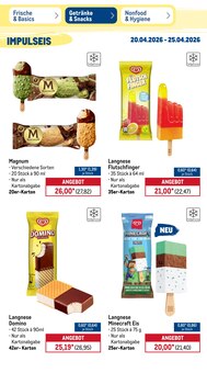 Eis im METRO Prospekt "Wochenangebote" mit 52 Seiten (Erfurt)