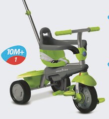 Tricycle breeze vert et gris - Oxybul à Aulnay-sous-Bois Tricycle breeze vert et gris en promo chez Oxybul Aulnay-sous-Bois à 59,99 €